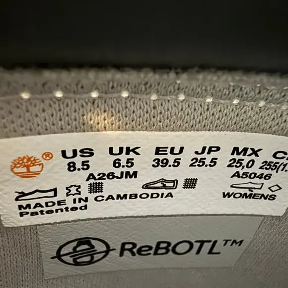 Timberland Boots Women's 8.5 Sensorflex White Ankle Boot Preppy Winter Style - Picture 13 of 13